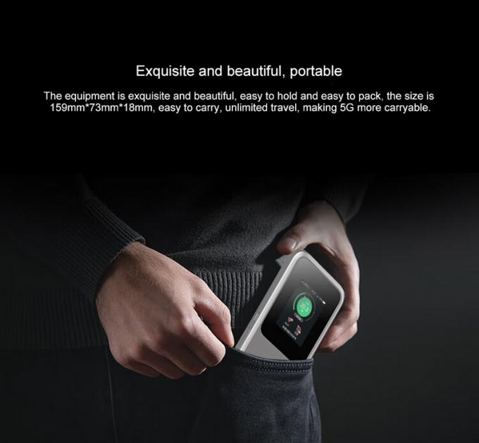 क्वालकॉम एसडीएक्स 62, वाईफाई 6 2.4 जी / 5 जी एएक्स 3600 4 जी वायरलेस हॉटस्पॉट के साथ ज़ेडटीई यू 50 प्रो 5 जी मोबाइल वाईफाई राउटर 10000 एमएएच बैटरी पावर बैंक 5