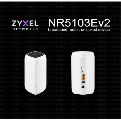 Zyxel NR5103EV2 5G NR इंडोर राउटर 4.7 Gbps डीएल ट्रांसमिशन दर के साथ
