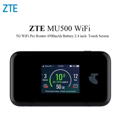 खरीदें मूल ZTE MU500 ZTE 5G वाई-फाई प्रो 5G मिमी और उप 6GHz 4G CAT20 वाई-फाई 6 + लैन पोर्ट online manufacture